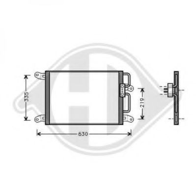 Конденсатор, кондиционер DIEDERICHS 8346104