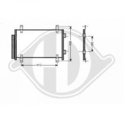 Конденсатор, кондиционер DIEDERICHS 8348300