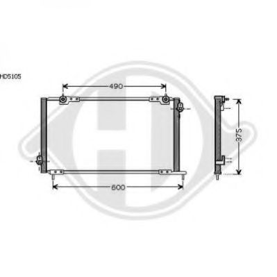 Конденсатор, кондиционер DIEDERICHS 8521710