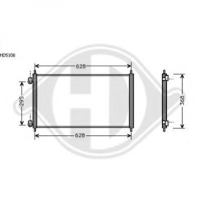 Конденсатор, кондиционер DIEDERICHS 8521712
