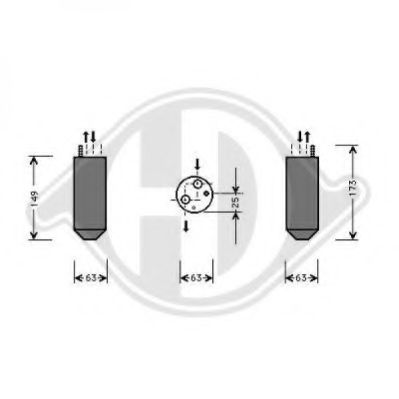 Осушитель, кондиционер DIEDERICHS 8692001