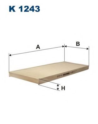 Фильтр, воздух во внутренном пространстве FILTRON K1243