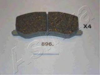 Комплект тормозных колодок, дисковый тормоз ASHIKA 50-08-896