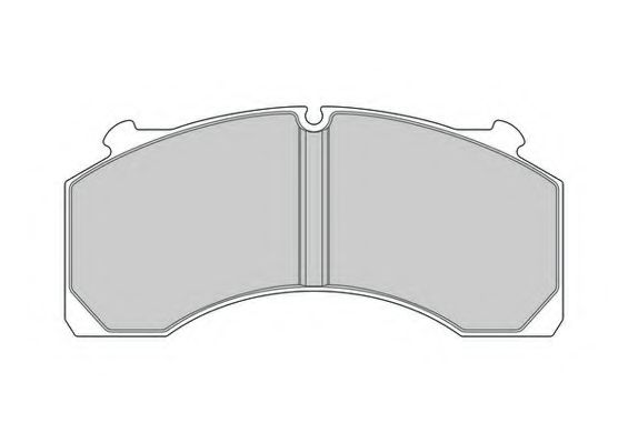Комплект тормозных колодок, дисковый тормоз ABEX G6982