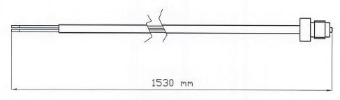 Сигнализатор, износ тормозных колодок ABEX FAI210