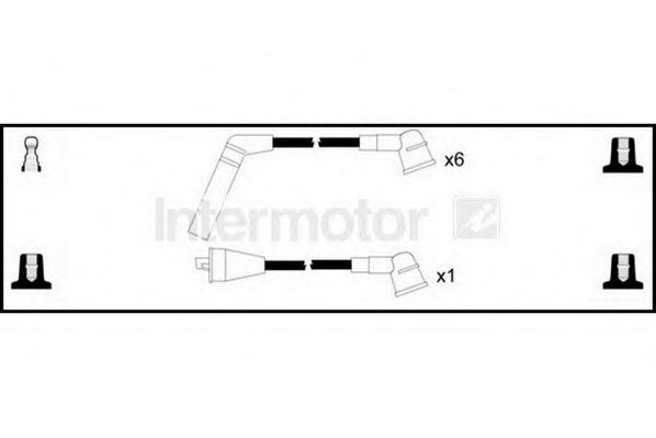 Комплект проводов зажигания STANDARD 76133
