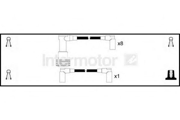 Комплект проводов зажигания STANDARD 76242