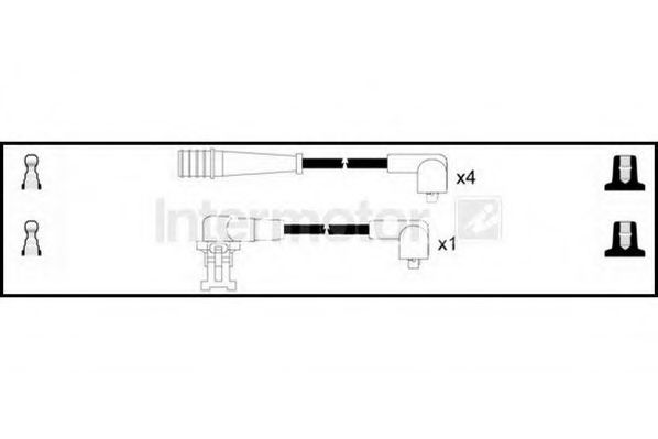 Комплект проводов зажигания STANDARD 73331