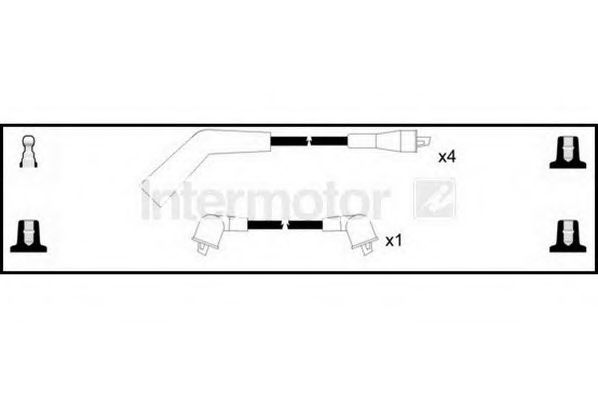 Комплект проводов зажигания STANDARD 83071