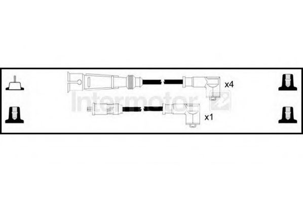 Комплект проводов зажигания STANDARD 73659