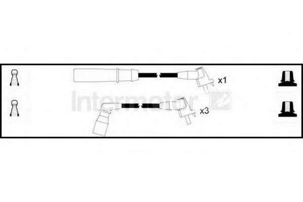 Комплект проводов зажигания STANDARD 73725