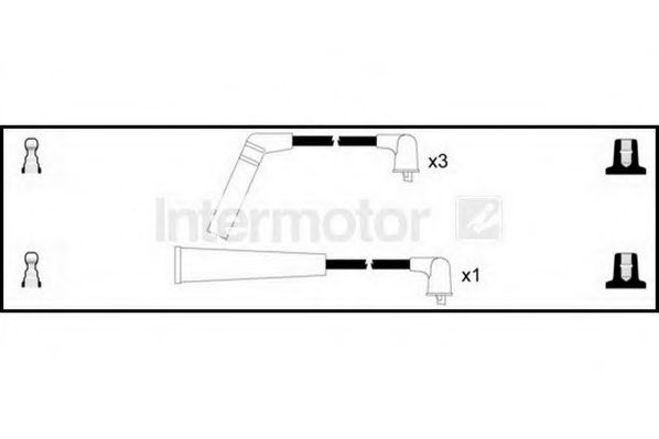 Комплект проводов зажигания STANDARD 73735