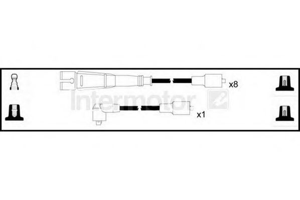 Комплект проводов зажигания STANDARD 73760