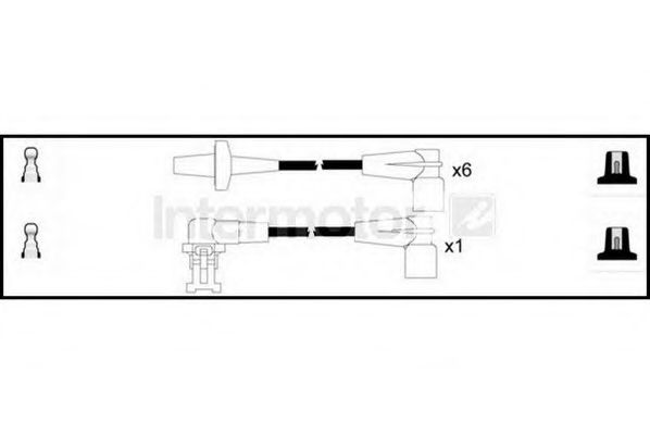 Комплект проводов зажигания STANDARD 73843