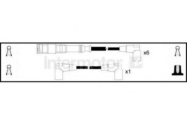 Комплект проводов зажигания STANDARD 73767