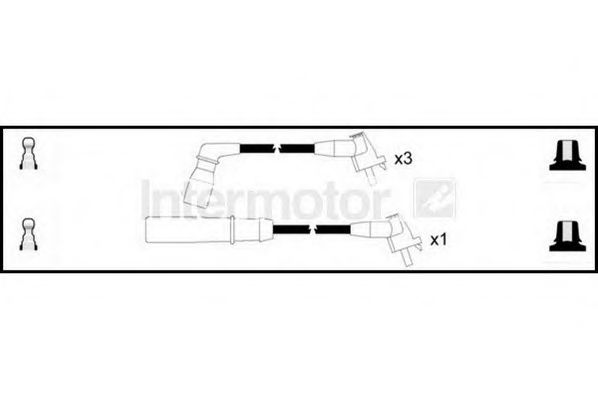 Комплект проводов зажигания STANDARD 73825