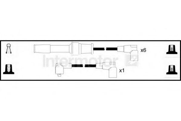Комплект проводов зажигания STANDARD 73903