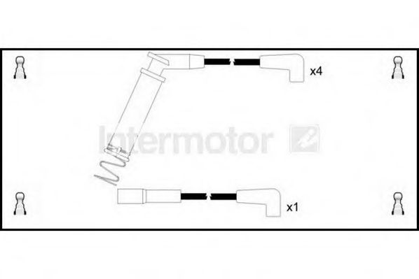 Комплект проводов зажигания STANDARD 73976