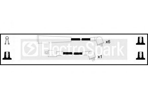 Комплект проводов зажигания STANDARD OEK303