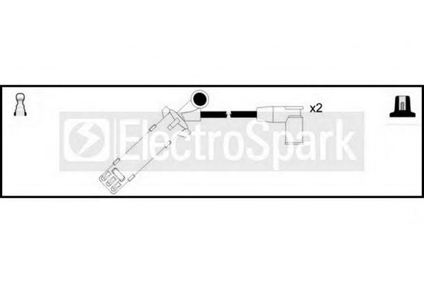 Комплект проводов зажигания STANDARD OEK745