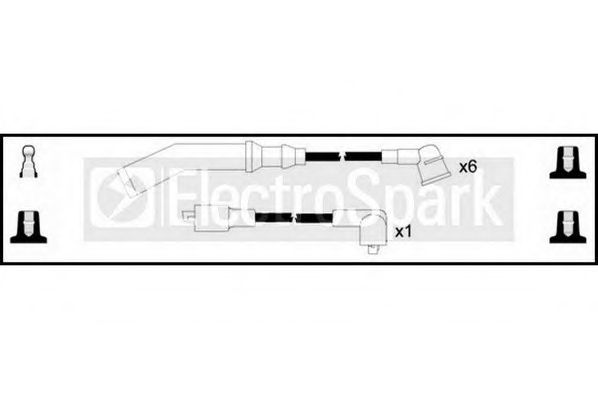 Комплект проводов зажигания STANDARD OEK530