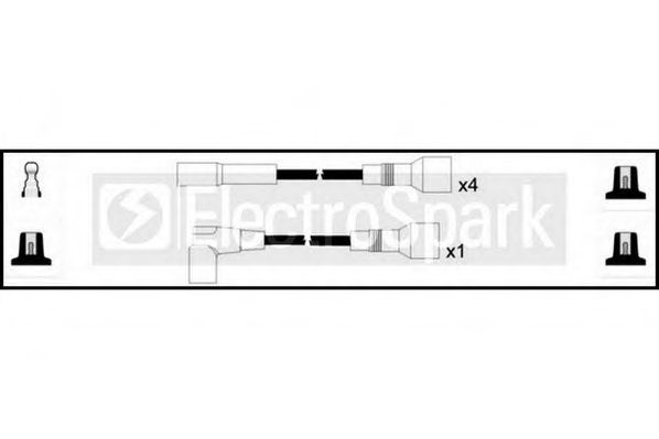 Комплект проводов зажигания STANDARD OEK089