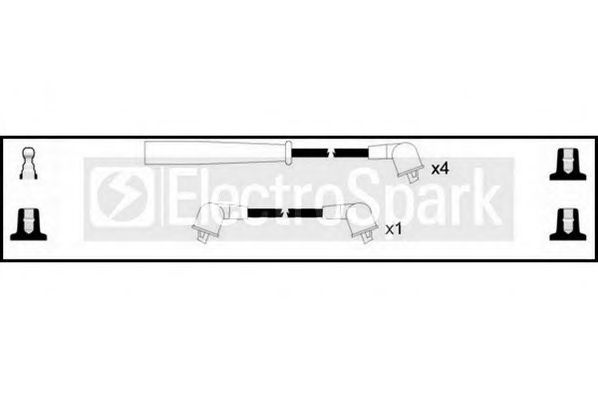 Комплект проводов зажигания STANDARD OEK984