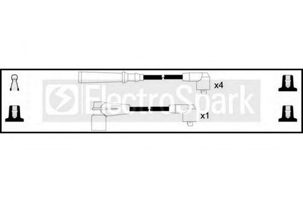 Комплект проводов зажигания STANDARD OEK527