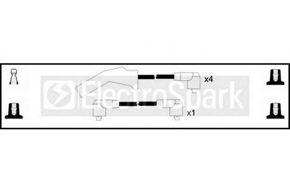 Комплект проводов зажигания STANDARD OEK953
