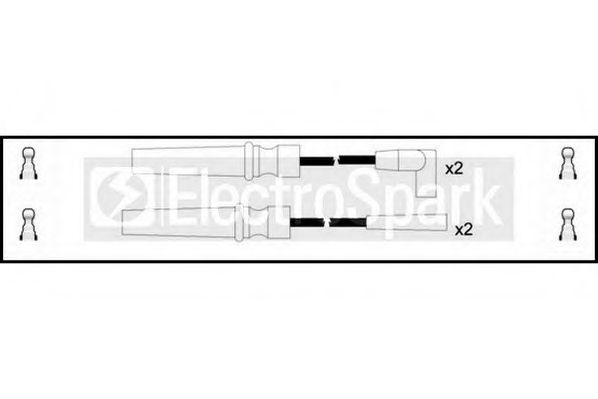 Комплект проводов зажигания STANDARD OEK532