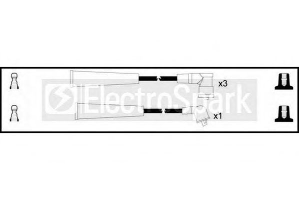 Комплект проводов зажигания STANDARD OEK931