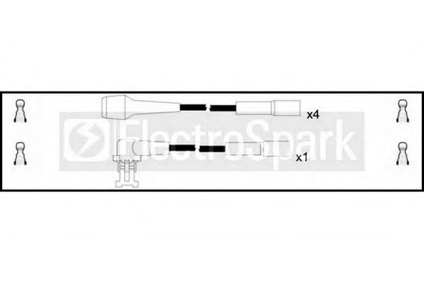 Комплект проводов зажигания STANDARD OEK789