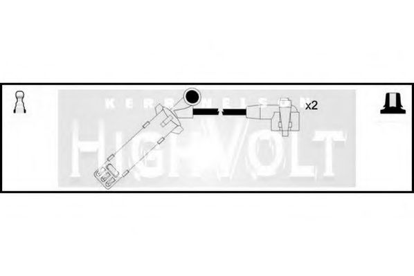 Комплект проводов зажигания STANDARD OEF235