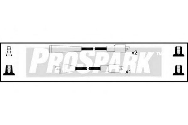 Комплект проводов зажигания INTERMOTOR 76203