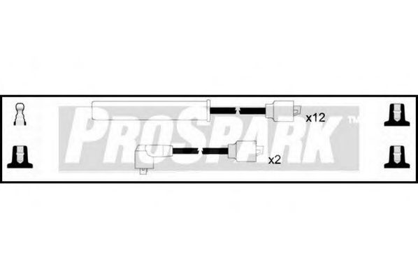 Комплект проводов зажигания INTERMOTOR 83731