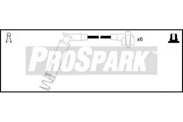Комплект проводов зажигания STANDARD OES194