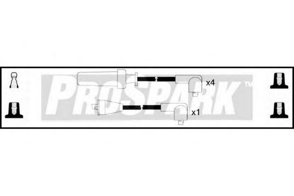 Комплект проводов зажигания INTERMOTOR 73307