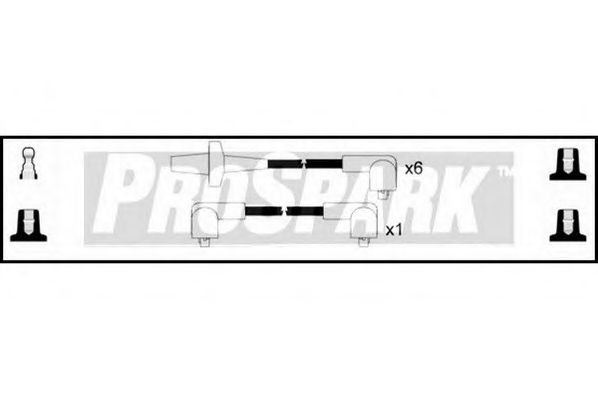 Комплект проводов зажигания INTERMOTOR 73327