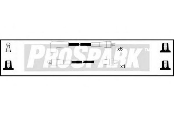 Комплект проводов зажигания BOSCH B191