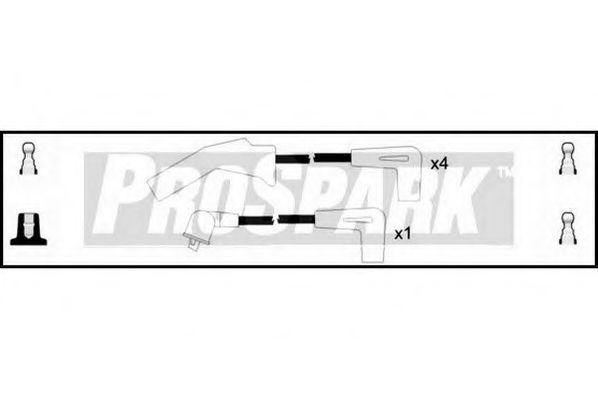 Комплект проводов зажигания INTERMOTOR 83705