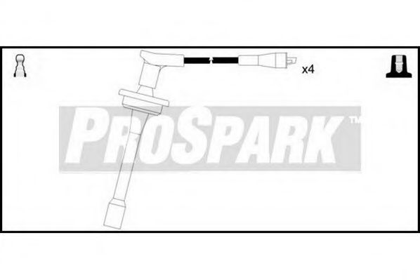 Комплект проводов зажигания INTERMOTOR 73975