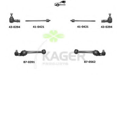 Подвеска колеса KAGER 800241