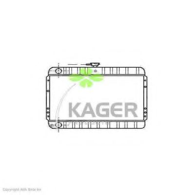 Радиатор, охлаждение двигателя KAGER 31-0237