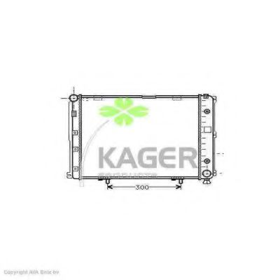 Радиатор, охлаждение двигателя KAGER 31-0593