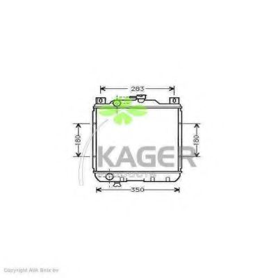 Радиатор, охлаждение двигателя PAPE 22008