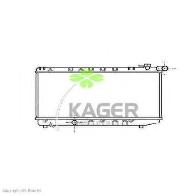 Радиатор, охлаждение двигателя PAPE 24064