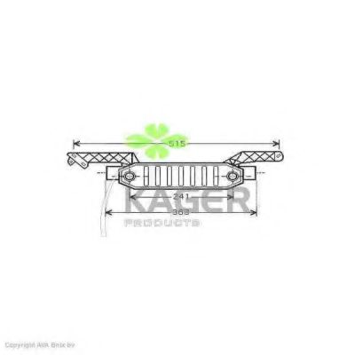 масляный радиатор, двигательное масло KAGER 31-3729