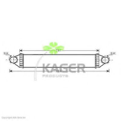 Интеркулер KAGER 31-3905