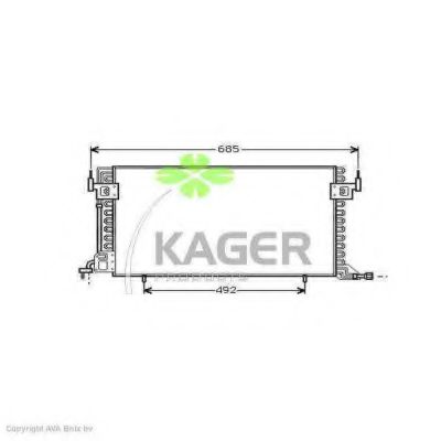 Конденсатор, кондиционер KAGER 94-5064