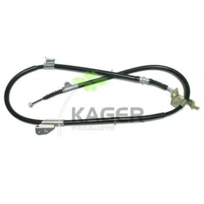 Трос, стояночная тормозная система KAGER 19-6334